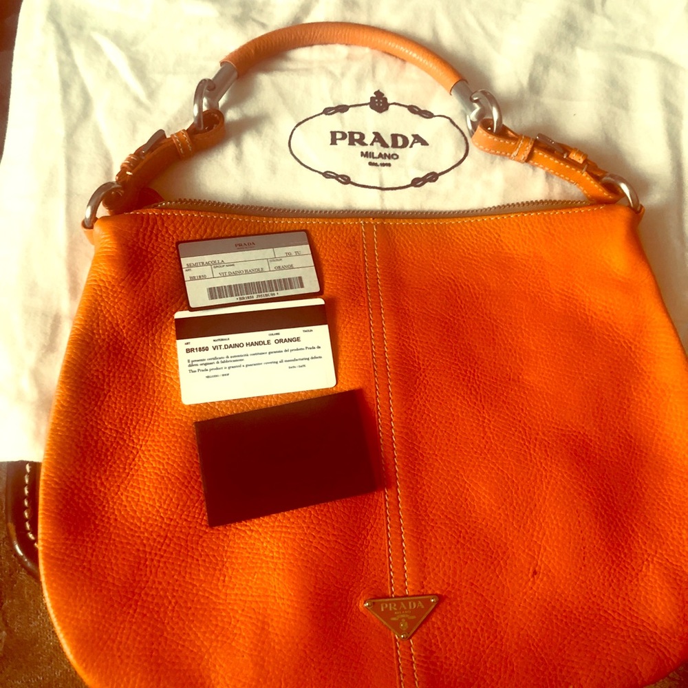 Prada Vitello Daino Handle